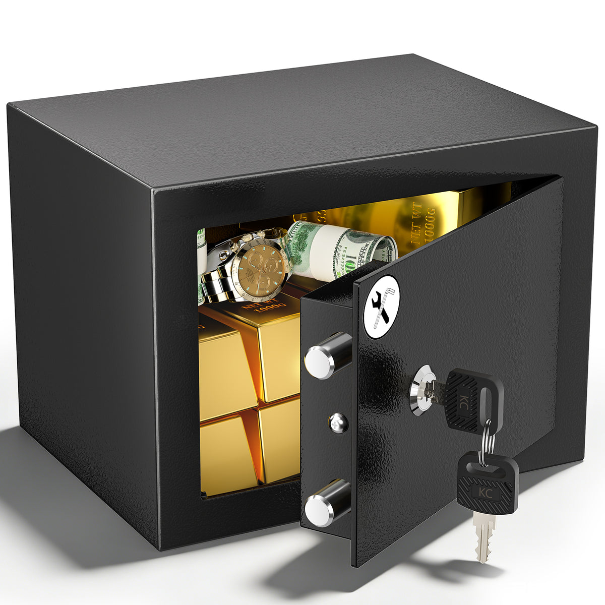 Electronic Deluxe Security Safe Box Key Lock – WASJOYE